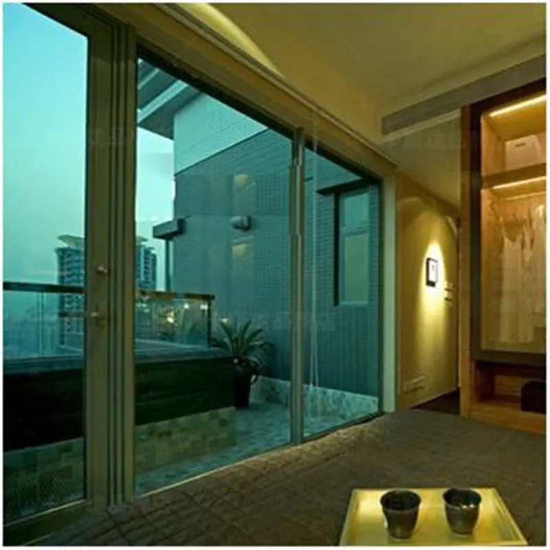 1 рулон зеленая и серебряная оконная пленка одностороннее отражающее зеркало УФ