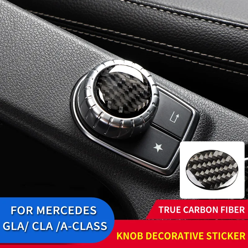 Внутренняя наклейка из углеродного волокна для Mercedes Benz A Class Gla220 GLA260 CLA 200 220 180 CLASS