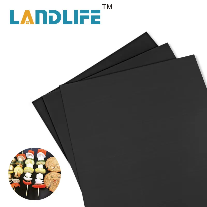 Landlife коврик для гриля антипригарный барбекю инструмент многоразовый тефлоновый