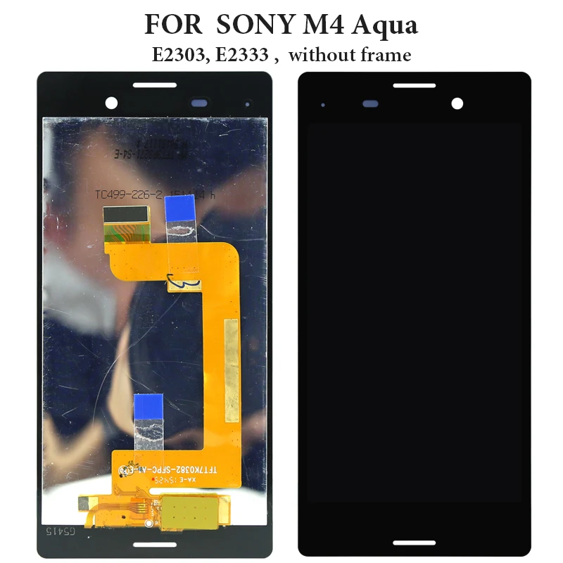 Для Sony Xperia M5 e5603 e5606 e5653 ЖК дисплей для M4 Aqua E2303 E2333 сменный сенсорный экран Запасные