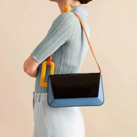 spring summer new fashion long panelled flap luxury acrylic shoulder messenger bag clutch party bag female handbags