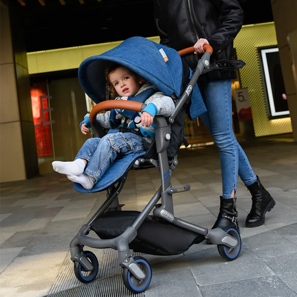 Babysing Высокая Пейзаж Портативный легкие детские коляски Складная Детские kinderwagen I