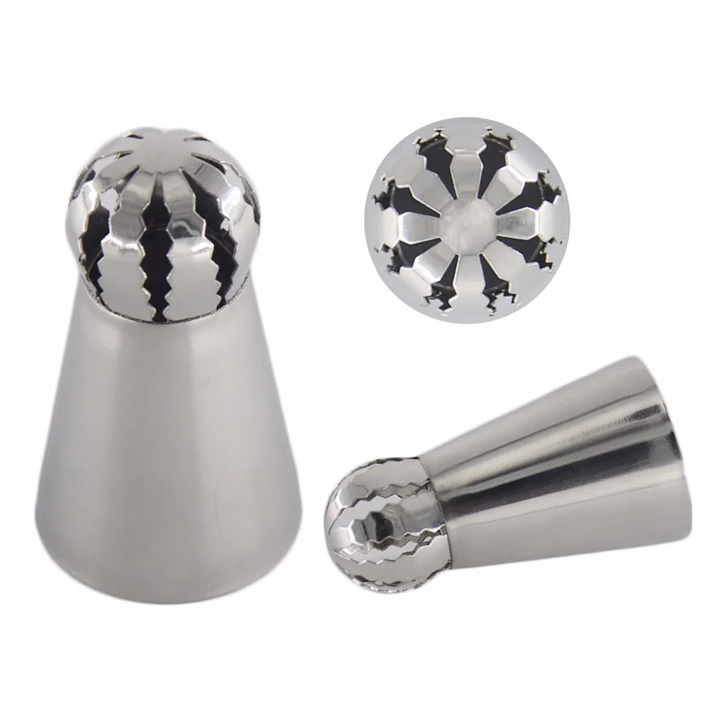 Насадка для кондитерских изделий сферическая насадка из нержавеющей стали |
