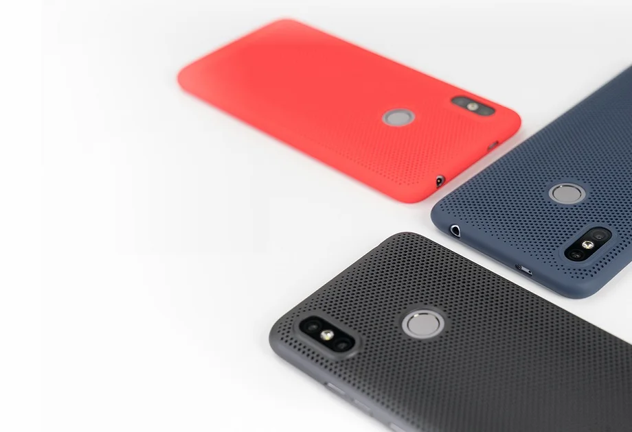 Xiaomi Mi redmi S2 чехол из натурального силикона+ мягкого волокна Прочный Удобный ударопрочный корпус сетка ПК чехол