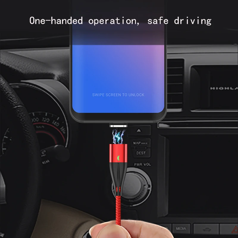 Магнитный кабель Micro usb Type C адаптер для быстрой зарядки телефона Type-C магнитное