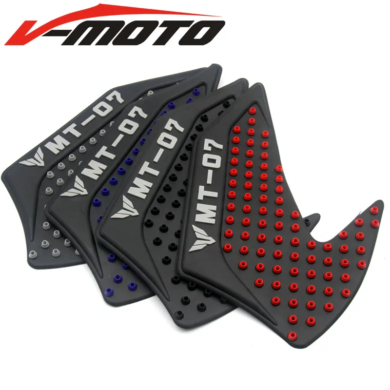 Одна пара дизайн сезона для YAMAHA MT-07 MT07 MT 07 Танк тяги Сторона Pad газа топлива Колено Возьмитесь наклейка