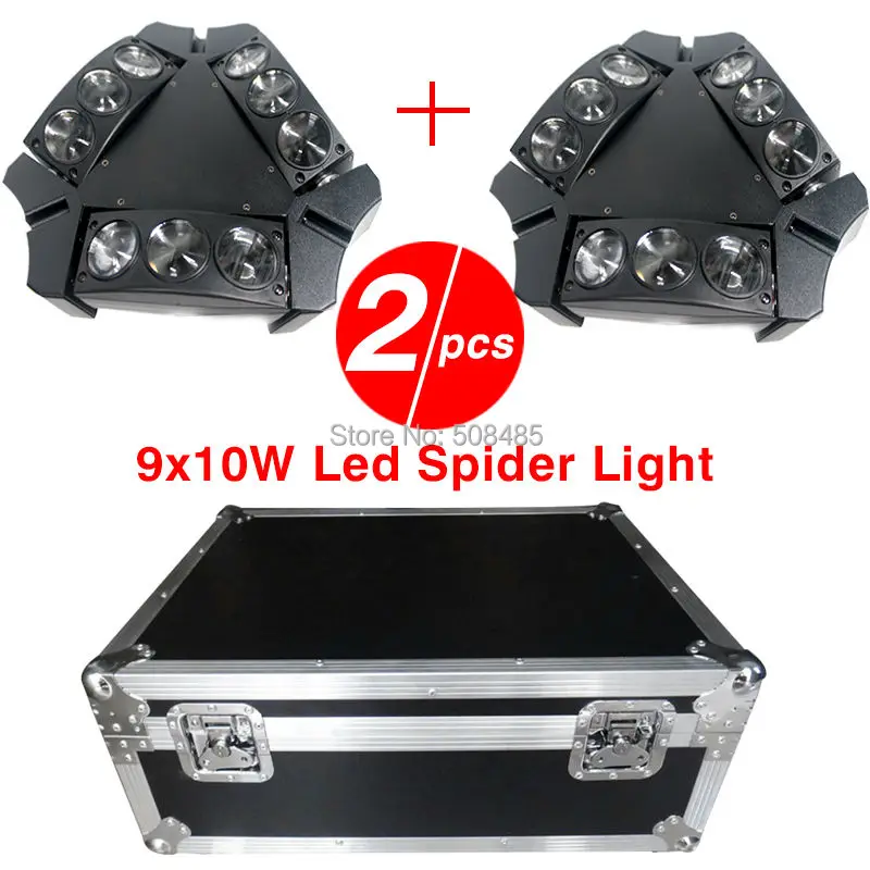 Чехол F светильник для MINI LED 9x1 2W Led Spider light RGBW 16/48CH DMX Stage s For театр диско ночной клуб