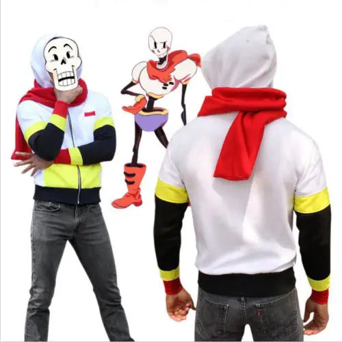 Undertale Sans Frisk Чара Папирус Фелл косплей костюм толстовка на молнии куртка с капюшоном пальто свитер Спортивная уличная одежда Топ
