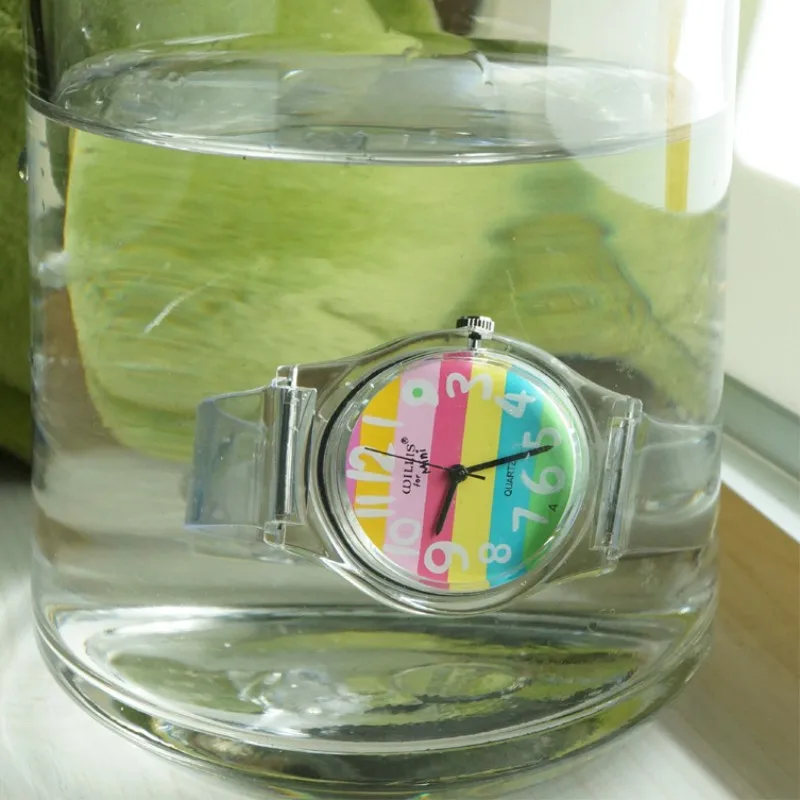 Willis Брендовые Часы для женщин водонепроницаемые кварцевые часы из смолы Модные