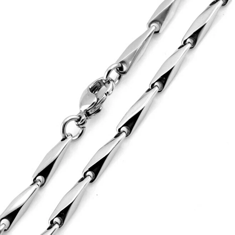 Мужское крутое короткое ожерелье 2019 стильное с серебряным покрытием Blink Seeds |