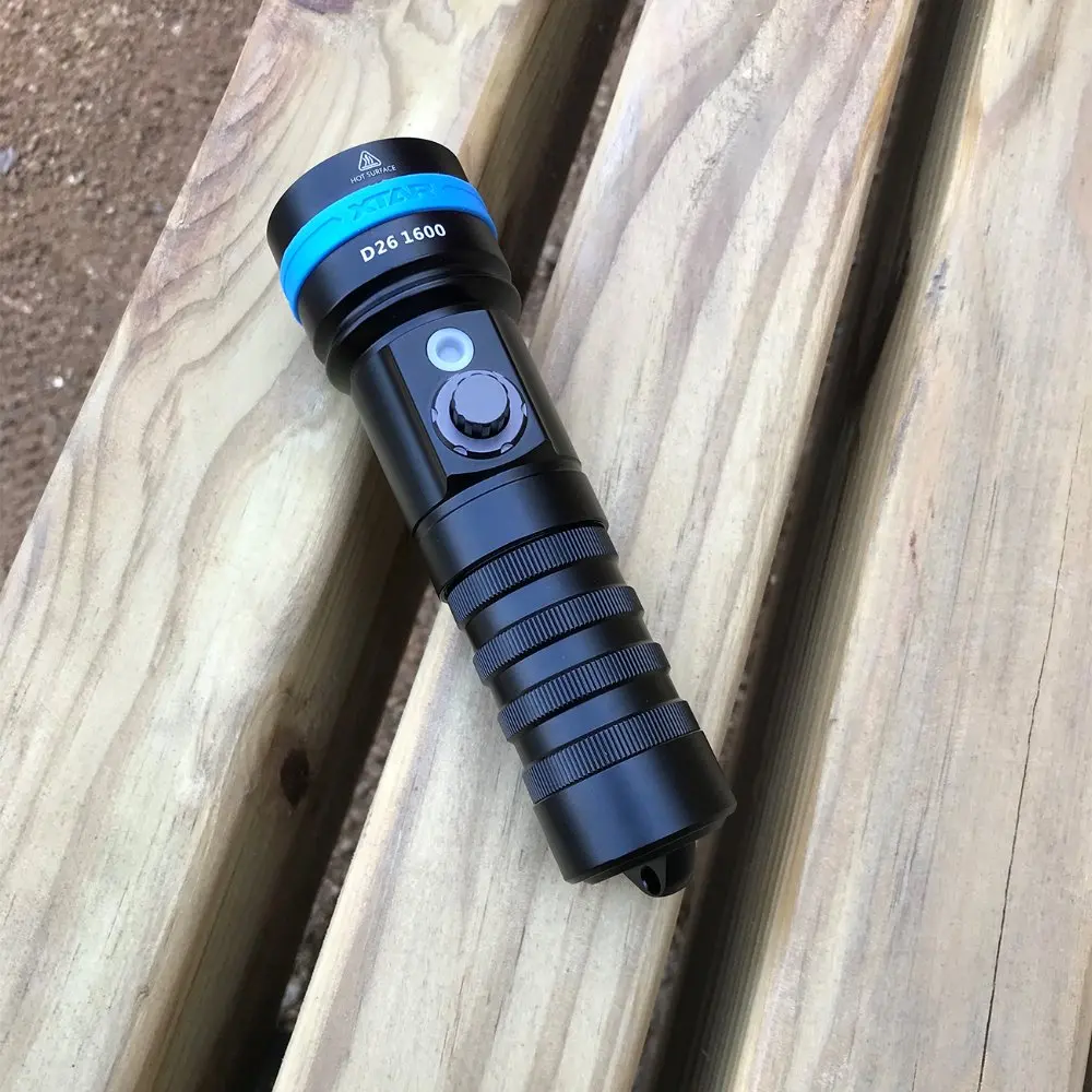XTAR D26 1600 фонарик для дайвинга CREE XHP35-HI D4 1600 люмен дальность луча 432 м магнитный переключатель фонарь 100 м глубина погружения