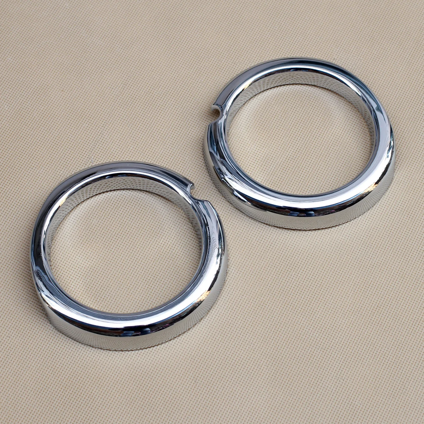 4Pcs Front + Rear Combo For 2016-2018 Mitsubishi Outlander Fog Light Ring Frame Accessories Silver Chrome Cover Kits | Автомобили и