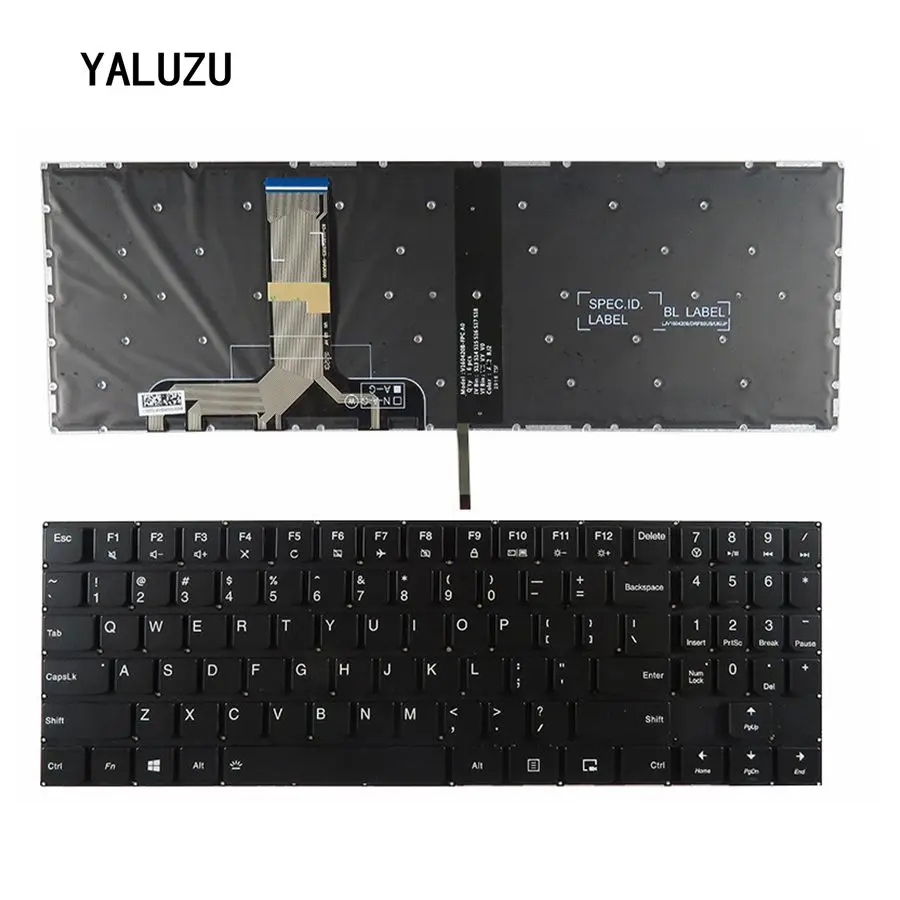 Новая клавиатура US для Lenovo Legion Y520 15IKB R720 Y720 Клавиатура ноутбука с подсветкой без