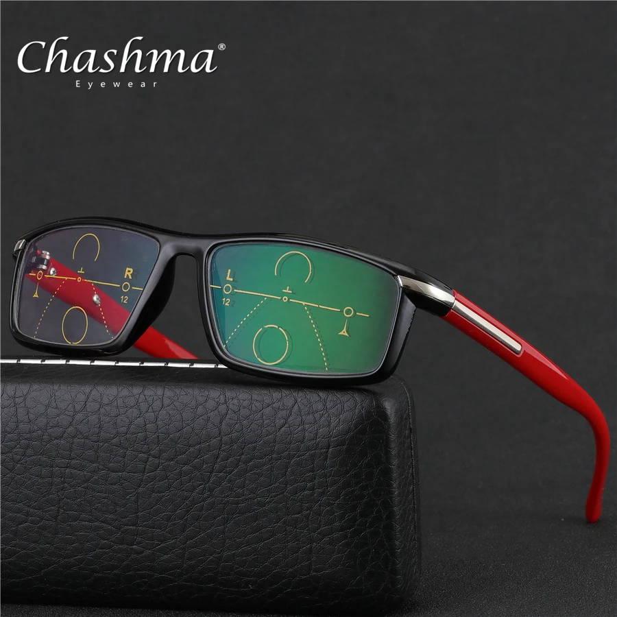 Бренд CHASHMA 2018 прогрессивные Мультифокальные очки для чтения мужские Пресбиопия