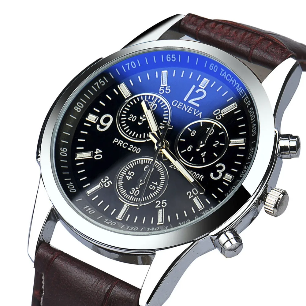 

Men's Quartz Watch Casual Relogio Masculino Classic Saati Leather Watches Elegant Sports Out Door Wristwatch Male Relojes