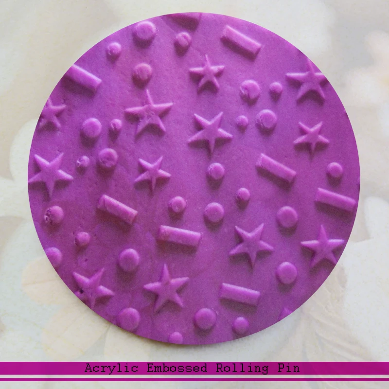 Антипригарный звездный узор помадка торт ролик украшения торта инструменты