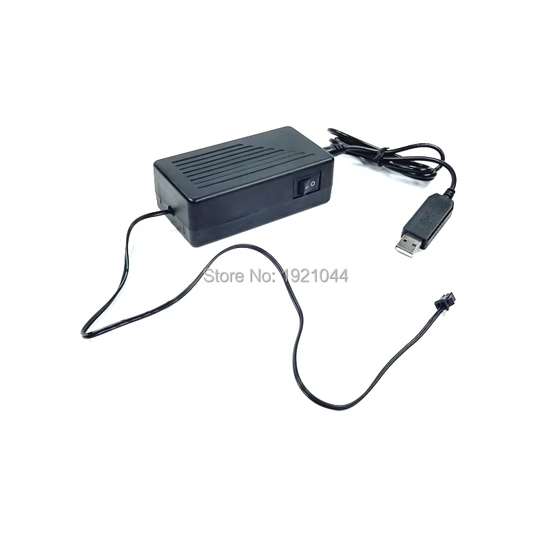Недорогой! Usb-порт EL wire driver/inverter 5 В 50 м питается от мобильного аккумулятора для