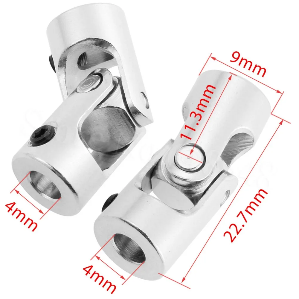 #304 Steel Crawler Drive Shaft Joint 3/4/5/6mm for AX10/SCX10/TAMIYA/RC4WD/TAMIYA CC01/F350 RC Car Boat Parts | Игрушки и хобби