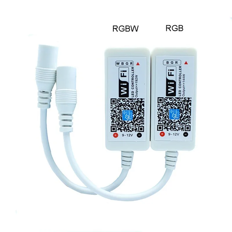 Мини DC12V смарт WiFi RGB контроллер беспроводной 24Key IR 21Key RF пульт дистанционного