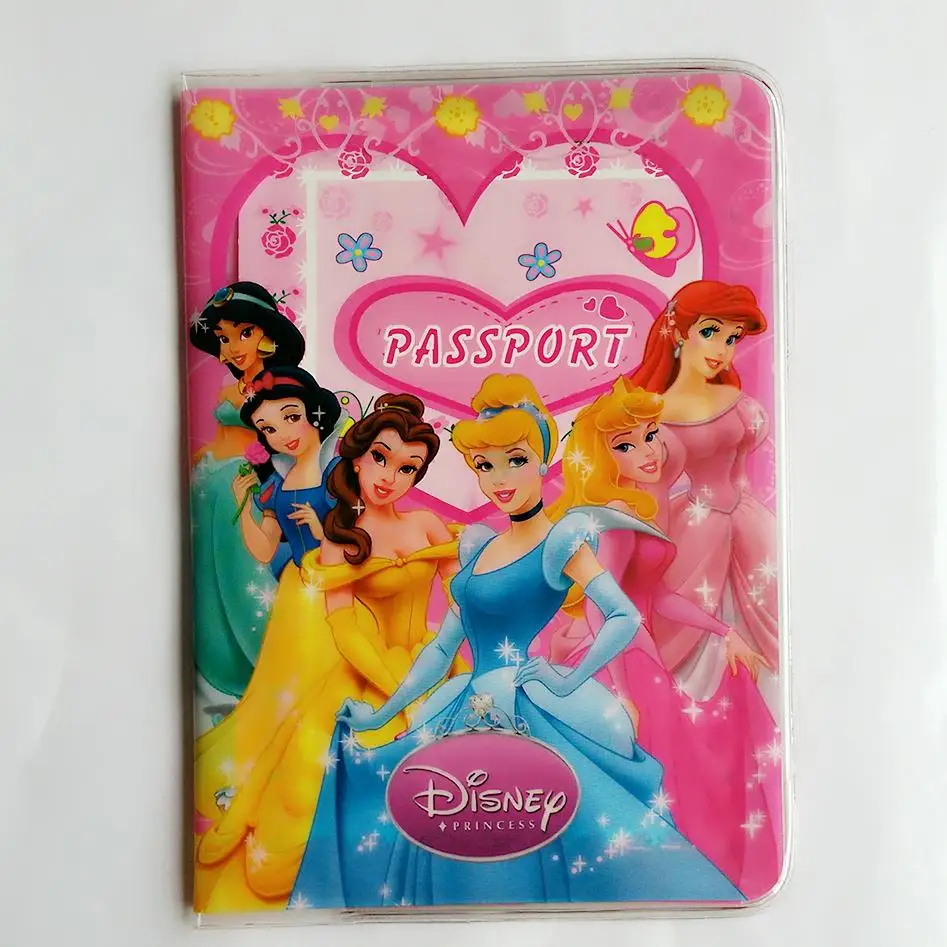 Держатель для паспорта принцессы из искусственной кожи Женская Обложка Чехол