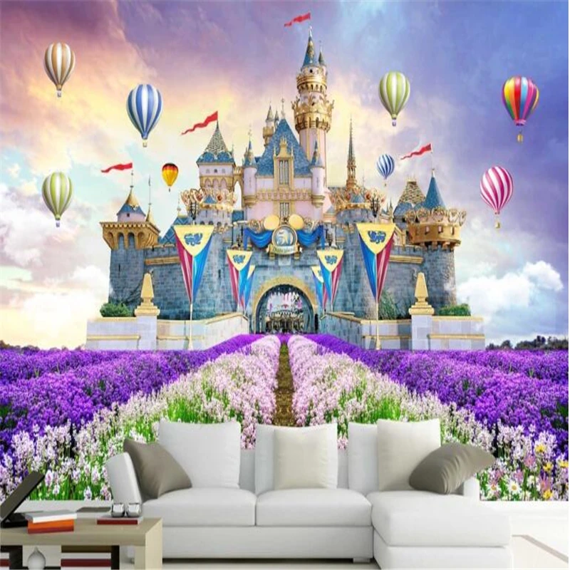 Beibehang бумажные обои 3d на заказ Модные индивидуальные HD с изображением замка
