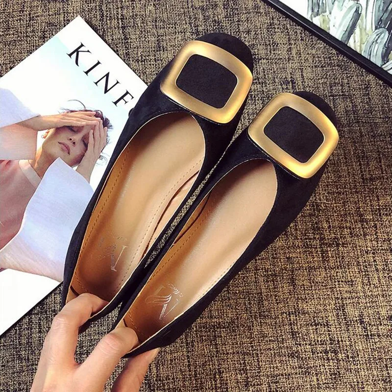 Ladies Shoes Ballet Flats Women Flat Woman Ballerinas Black Large Size 43 Casual Shoe Sapato Womens Loafers Zapatos Mujer | Обувь