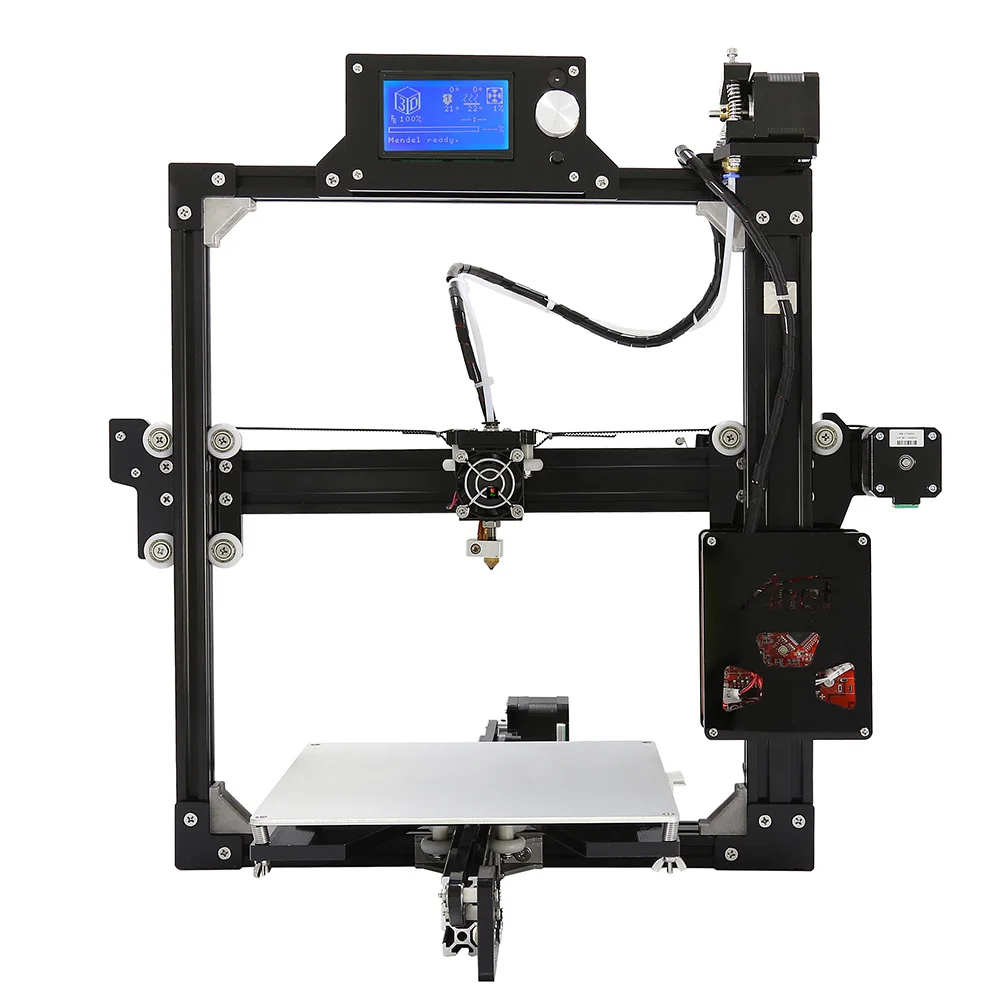 Anet A2 Plus Алюминиевый металлический 3D трехмерный DIY принтер объем TF карта офлайн