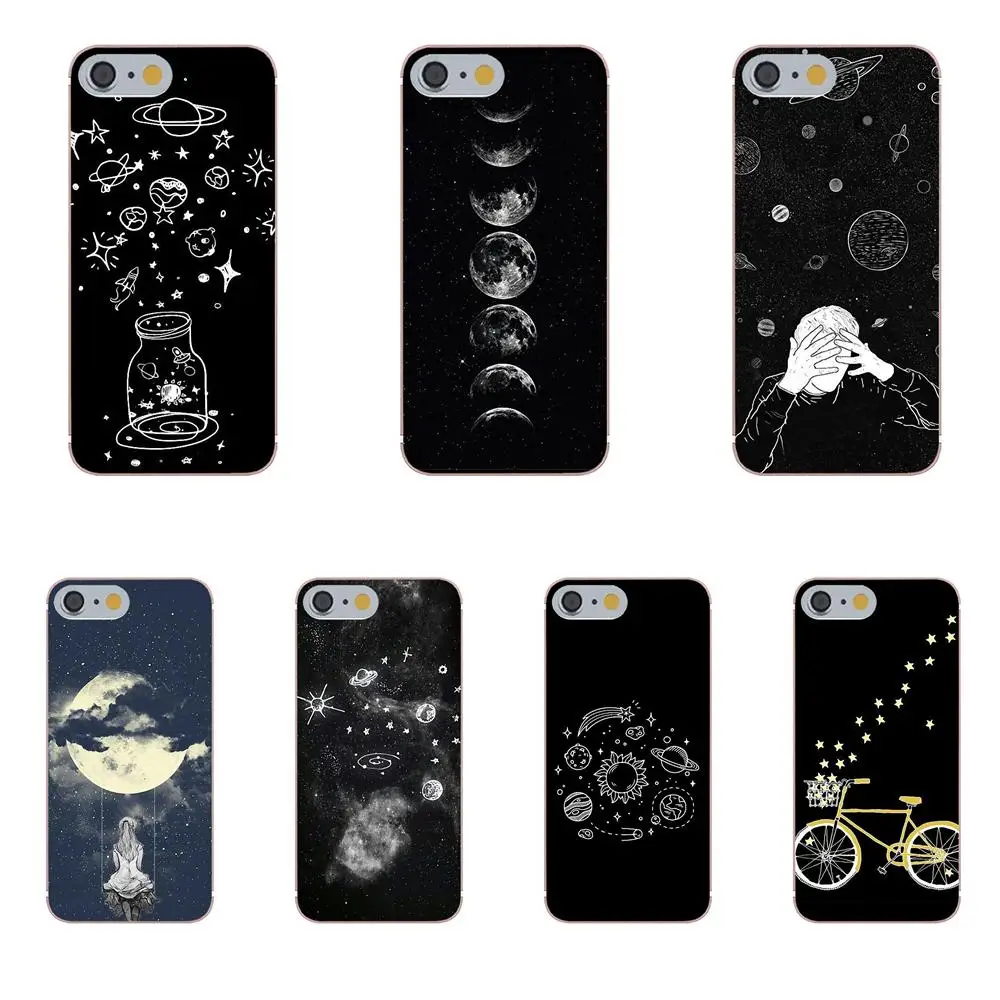 Tpwxnx Sky Space Planet черно белые звезды Sun Moon для LG G2 G3 mini spirit G4 G5 G6 K4 K7 K8 K10 2017 V10 V20 V30 чехол