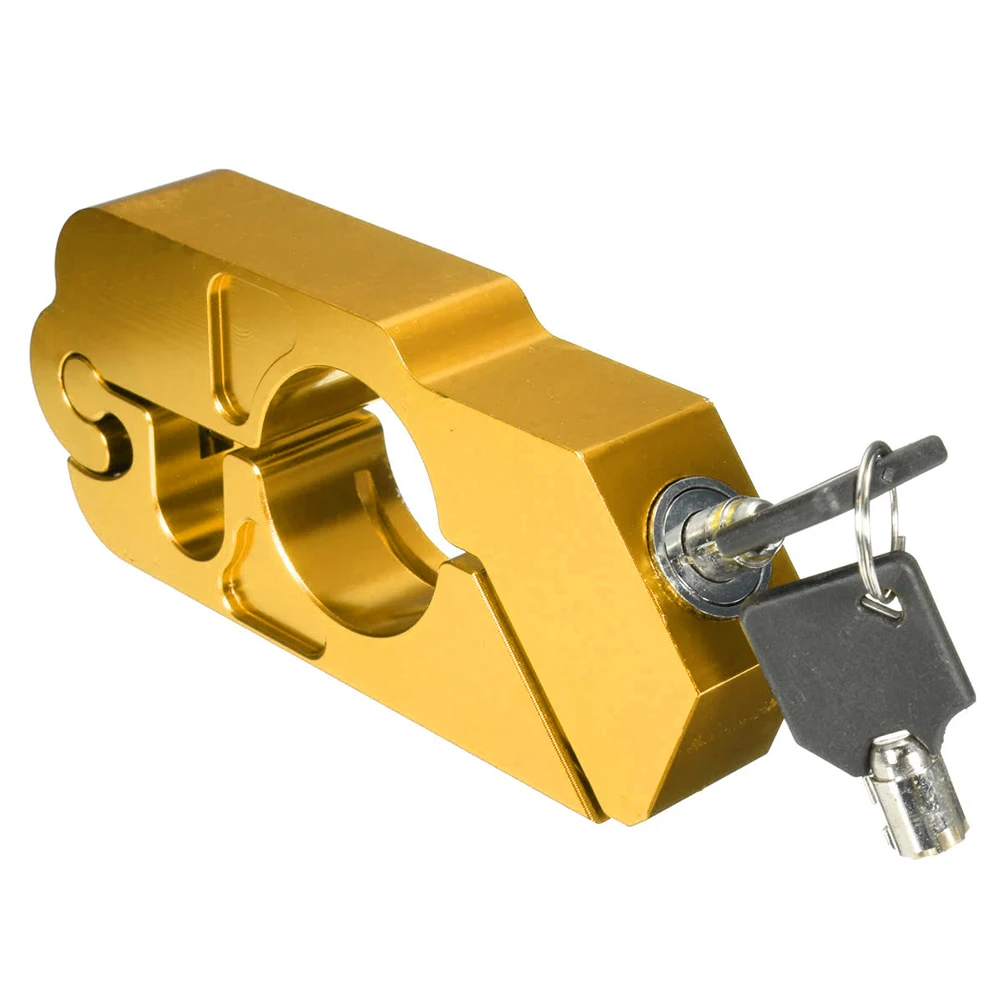 Защитный алюминиевый Ручки Руля Мотоцикла Противоугонный замок для регулятора