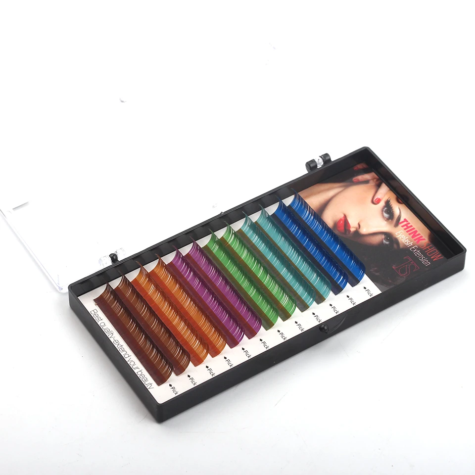 0 07 мм Толщина все Размеры Цвет наращивание ресниц шелк объем ручной работы