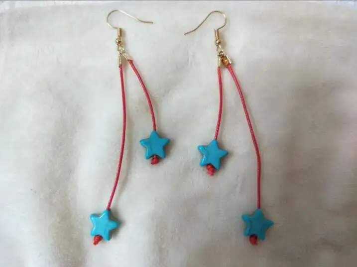 Ed 0340 2017 новые Горячие ретро модные красные восковые линии Дизайн зеленые звезды