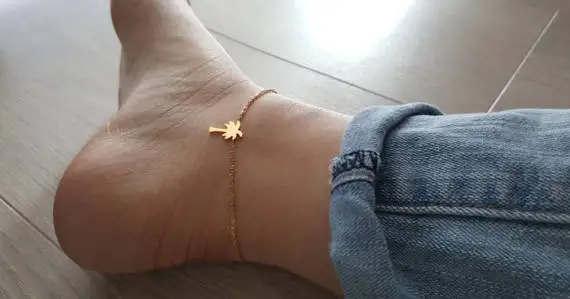 Пальмовое дерево ножные браслеты для женщин на ножку ювелирные изделия Летний