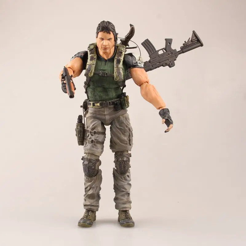 Серия Biohazard Around Play Arts измененная па Криса Редфилда детская игрушка-фигурка
