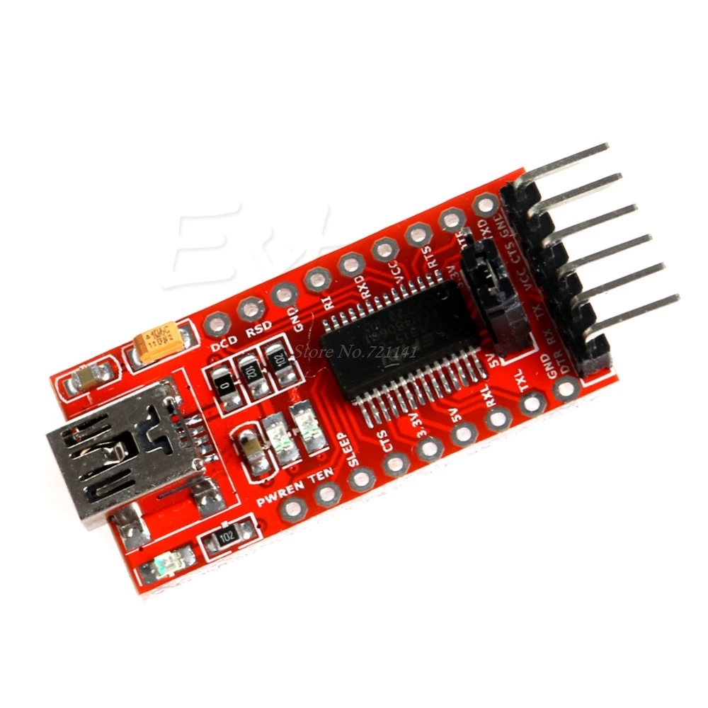 FT232RL FTDI USB к TTL модуль адаптера 3 В 5 для мини-порта электронный Прямая поставка |
