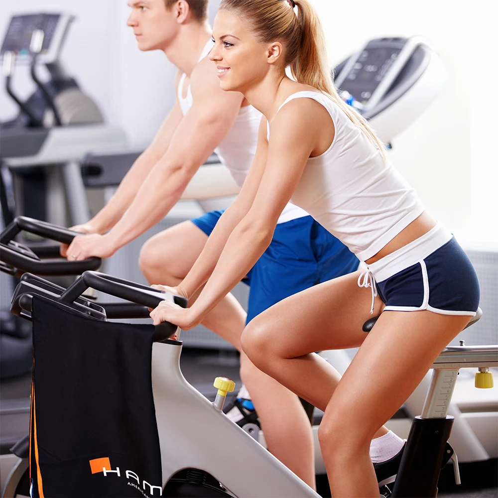 Zipмягкие черные спортивные полотенца быстрая сушка микрофибры ткань для