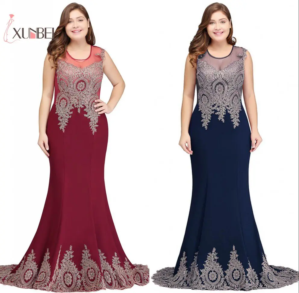 

Vestidos de madrina, большие размеры, темно-синее с юбкой-годе, кружевное платье для матери невесты, 2019, торжественное вечернее платье, платья для мам...