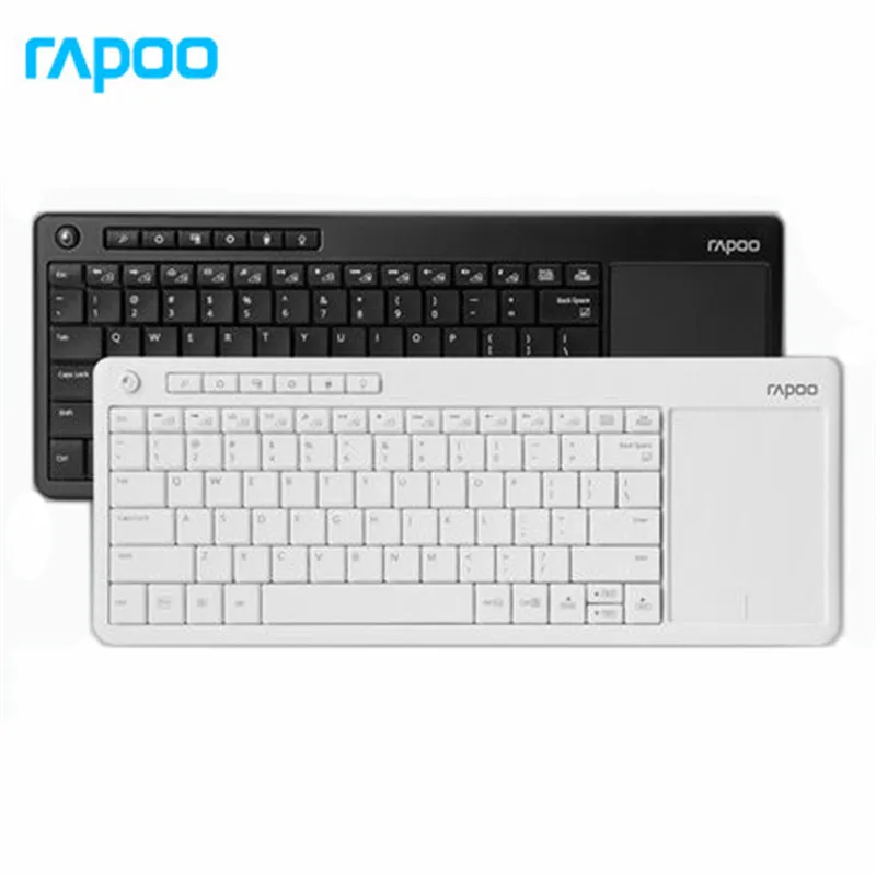 Беспроводная сенсорная клавиатура Rapoo K2600 2 4G тонкая с большой сенсорной панелью