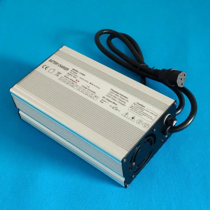 Зарядное устройство LiFePo4 48V10A выход 58 4 в 10 А для аккумуляторов 16S 48 20 50 Ач можно
