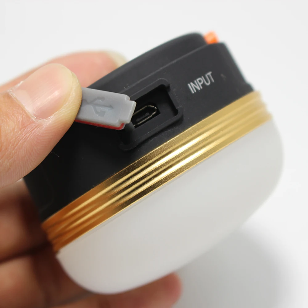 Портативный мини фонарь для кемпинга 3 Вт USB зарядка светодиодный