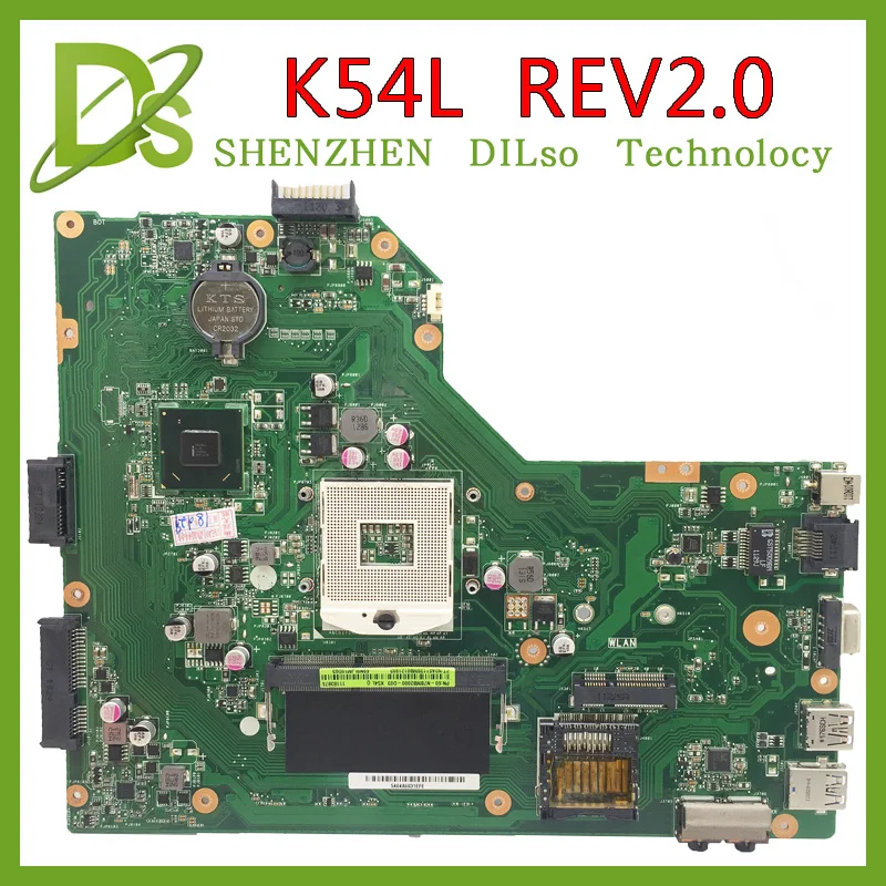 

KEFU K54L для ASUS X54H K54L REV 2,0 Ноутбук K54L материнская плата для ноутбука ПК тестовая материнская плата Быстрая доставка