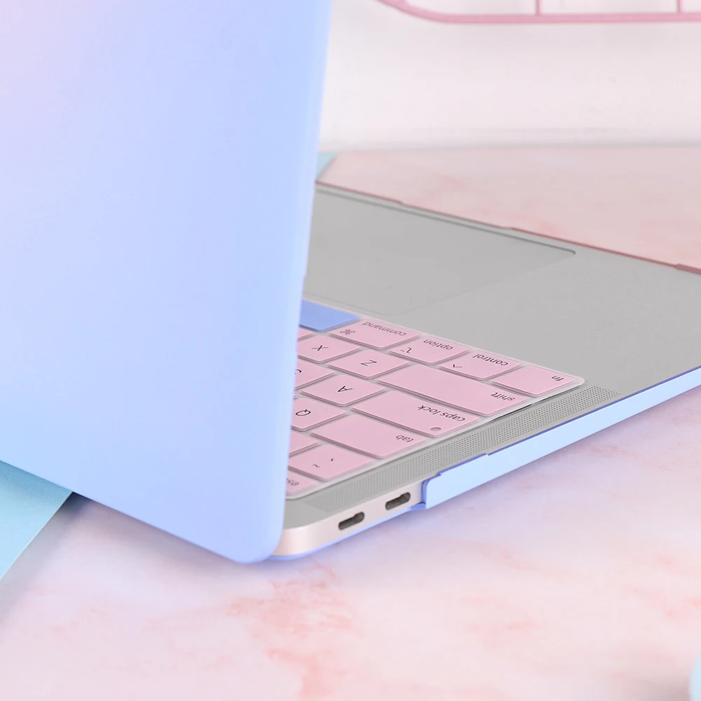 Прозрачный пластиковый твердый чехол для ноутбука MacBook Air 13 retina Pro 13 15 16 дюймов ноутбука крышка клавиатуры A1932 A2141 A2159