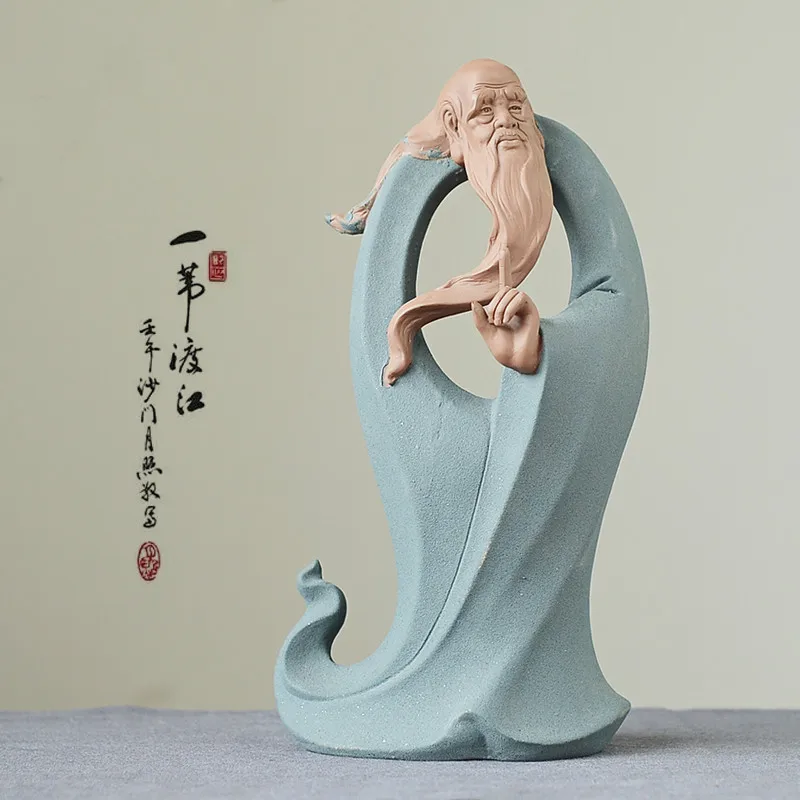 Керамическая фигурка laozi предметы интерьера Будда Дхарма дзен мягкая декорация