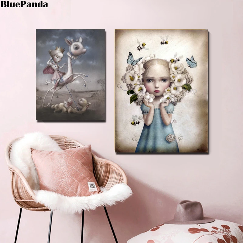 Roby Dwi Antono Art Of Xue Wang Pop сюрреалистичность и реальные картины на холсте Современная