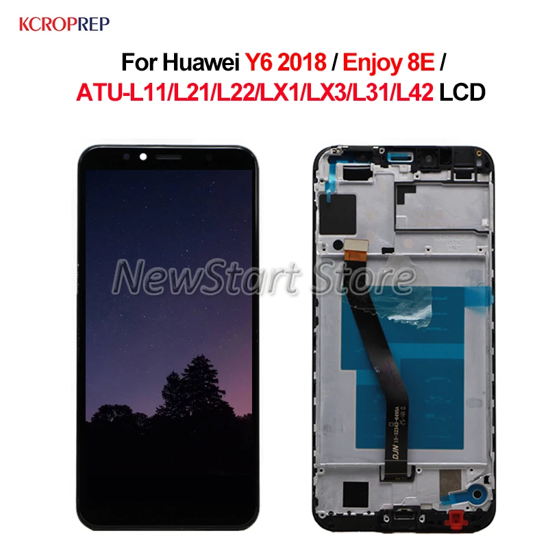 5.7&quot For Huawei Y6 2018 LCD Display Touch Screen Digitizer Assembly Enjoy 8E ATU-L11/L21/L22/LX1/LX3/L31/L42 lcd | Мобильные