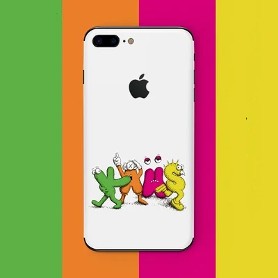 Наклейка на телефон для Apple 6/6S 7 8 Plus, наклейка на телефон для iPhone X XR Xs Max, защита задней крышки, пленка с бесплатной прозрачной крышкой