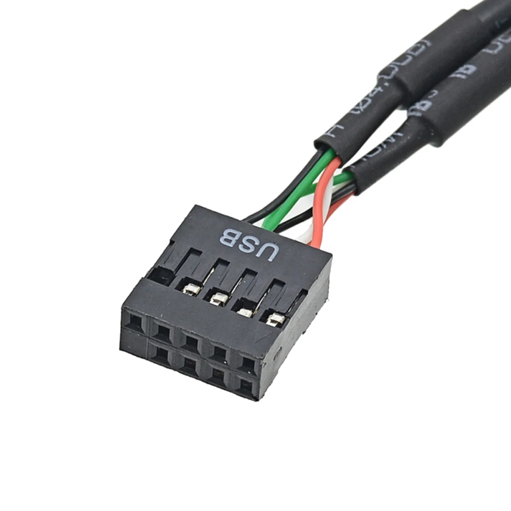 10 шт для 3 5 дюймов гибкий драйвер Bay 19 + 1 20Pin 4 Порты и разъёмы USB 2 0 USB2.0 концентратор