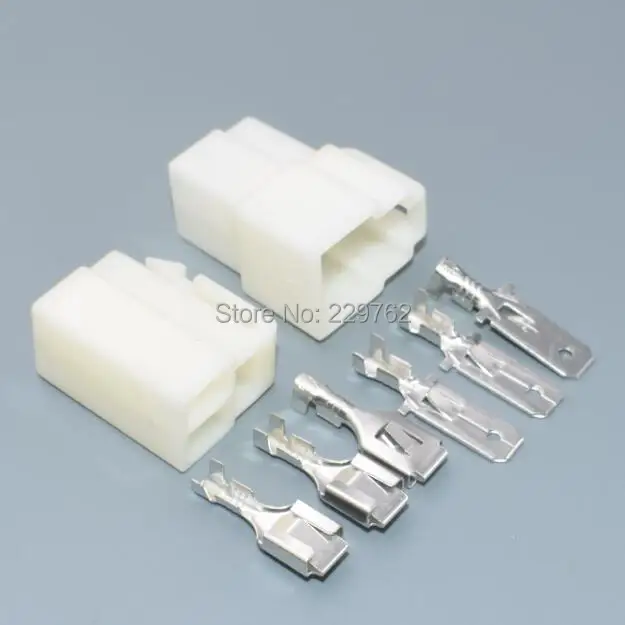 shhworldsea High Quality 5Sets 6.3MM-3P pin terminal Automotive Connector auto socket plug electrical connector for car ect. | Автомобили