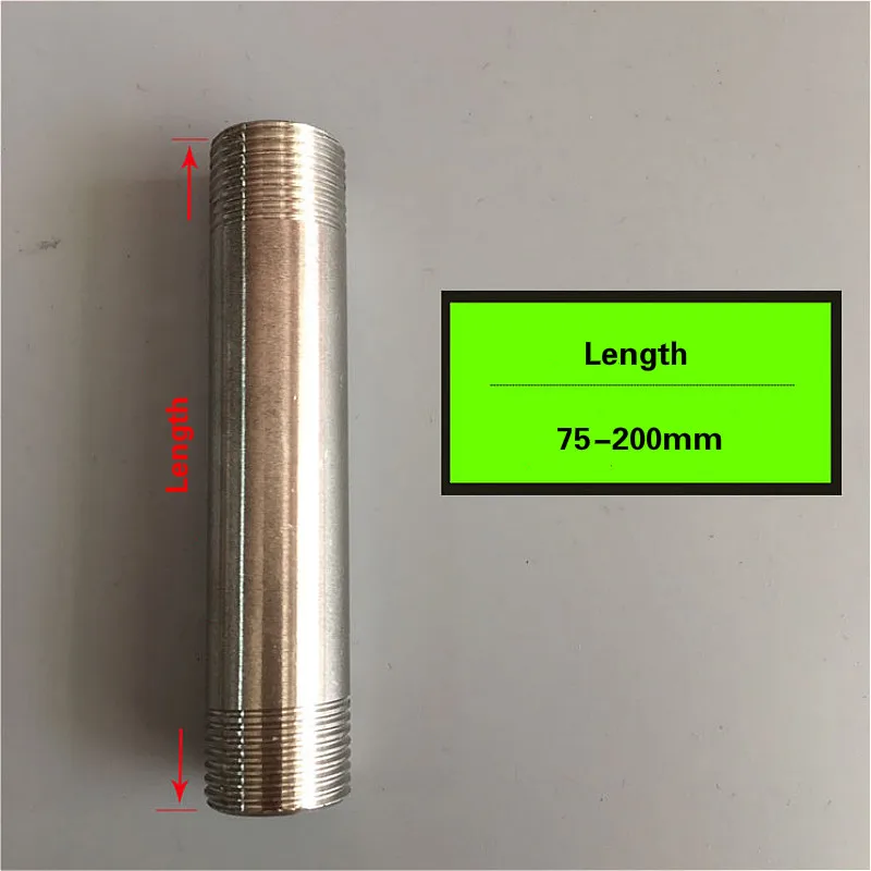 Соединительный соединитель для труб SUS304 1/4 &quot3/8&quot 1/2 &quot3/4&quot 1 &quotBSP с наружной