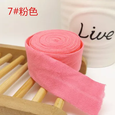 A037-7 pink A037 FOE откидной эластичный кружевной отделкой 20 мм(6/") 10 ярдов/партия растягивающийся эластичный ремешок кружевная лента для DIY шитья нижнего белья - Цвет: A037-7 pink