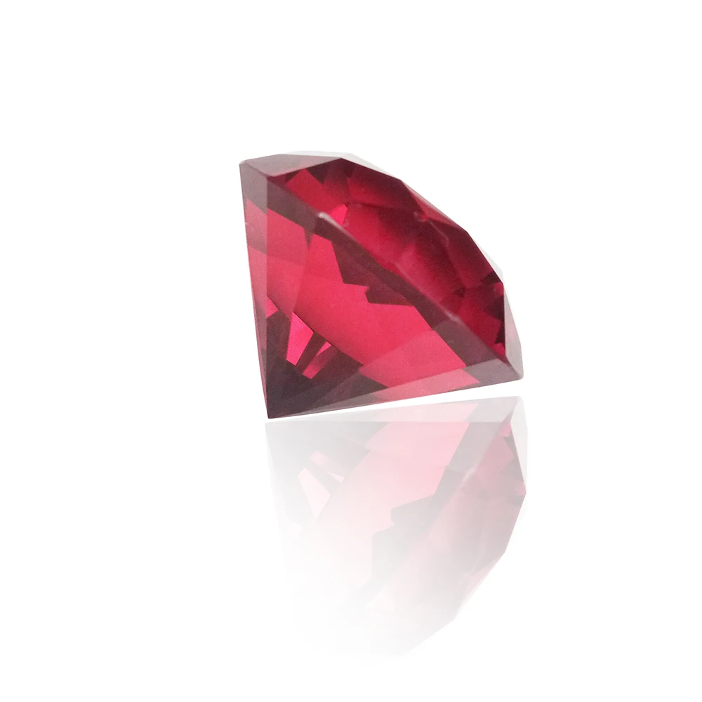 60mm 6pcs Red Color Cut Crystal Diamond Glass Diamonds Paperweight For Birthday Wedding Party Souvenir Gifts Best Selling | Дом и сад